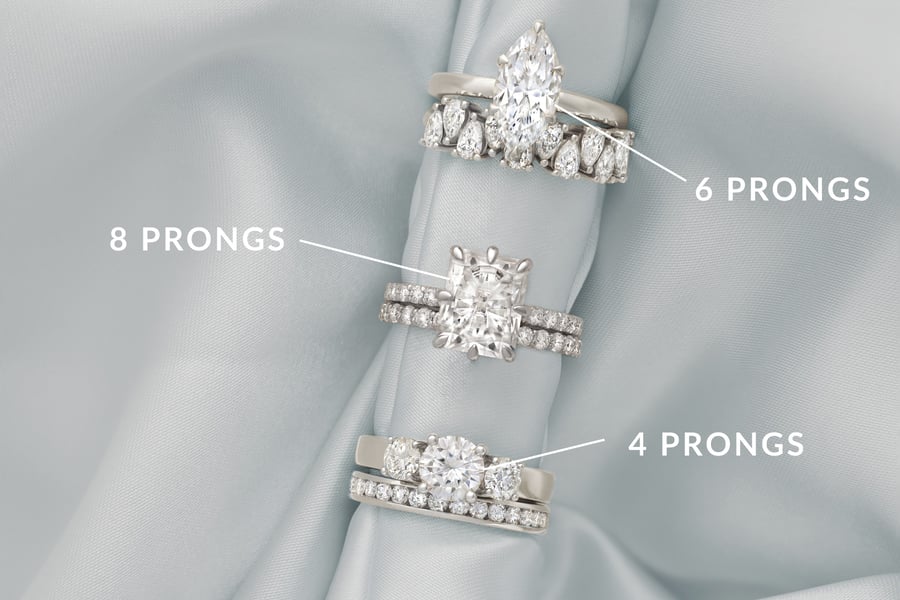 Various_White_Gold_Engagement_Rings_with_4_Prongs_6_Prongs_and_8_Prongs