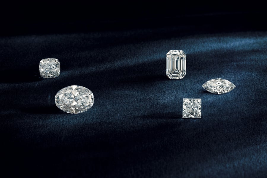 Loose Cushion, Oval, Emerald, Princess, and Marquise Cut Diamonds