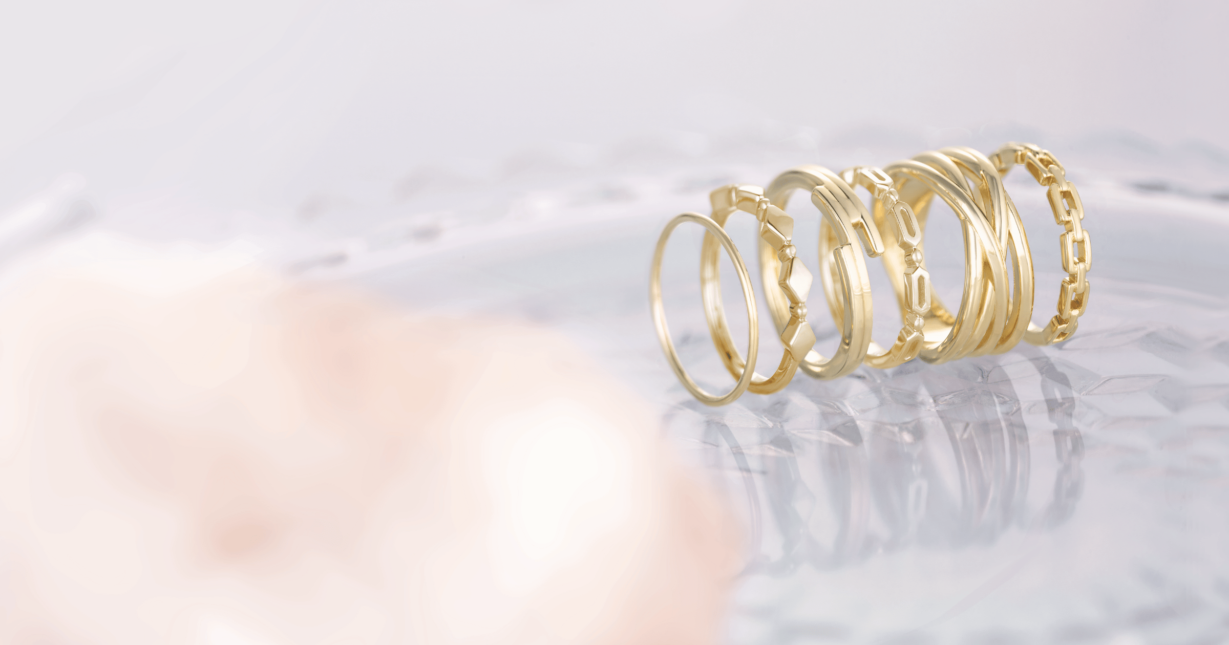 Various Yellow Gold Rings