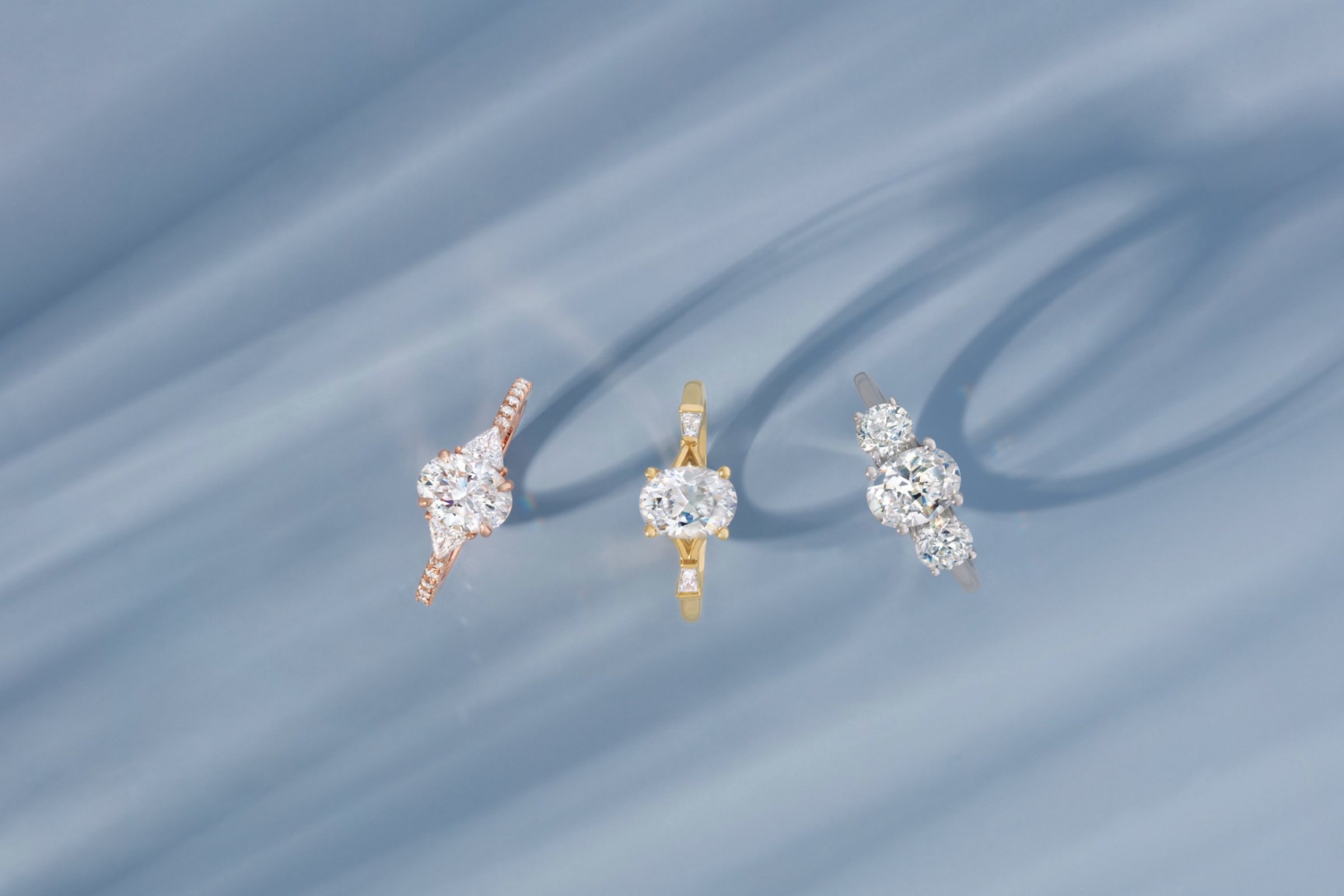 Various_Engagement_Rings_in_Rose_Gold_White_Gold_and_Yellow_Gold_with_Different_Prong_Settings